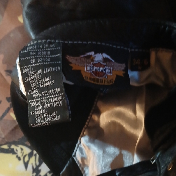 Harley-Davidson Black Leather Apparel - Picture 3 of 13